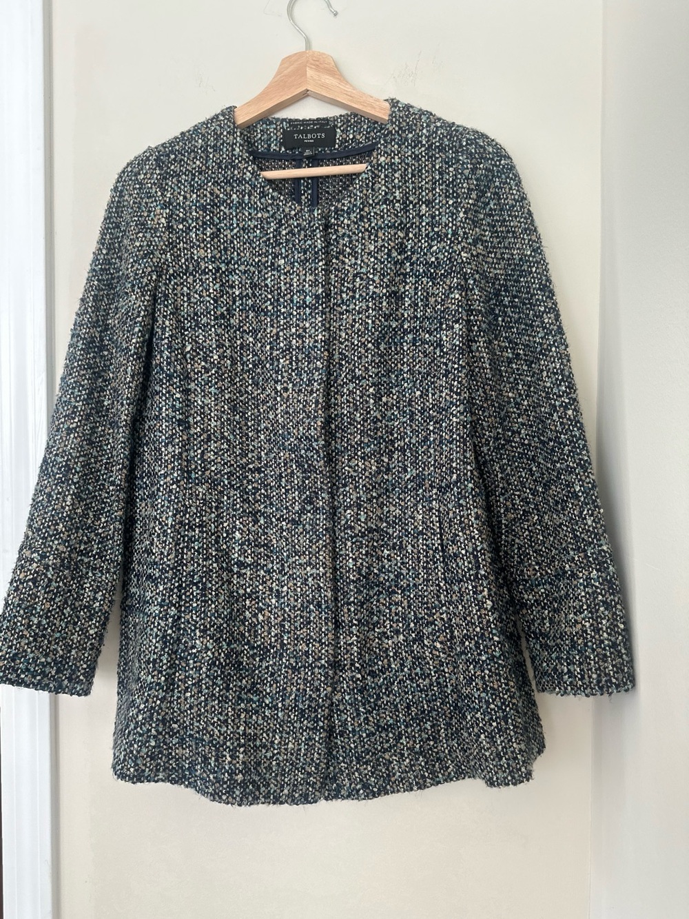 Talbots Soft Italian Bouclé Tweed Jacket, size 6P